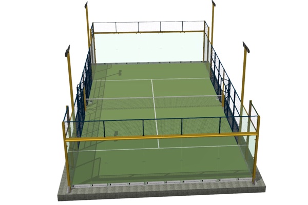 COSTRUZIONE DI UN SECONDO CAMPO DA PADEL MODELLO PANORAMICO 